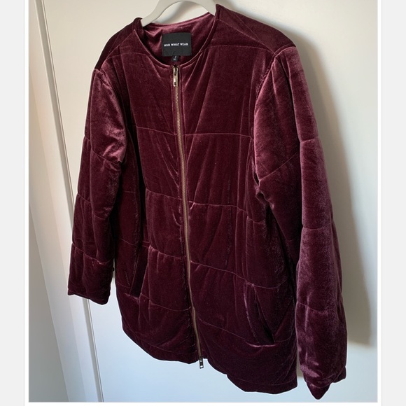 Who What Wear Velvet Jacket - Picture 7 of 11